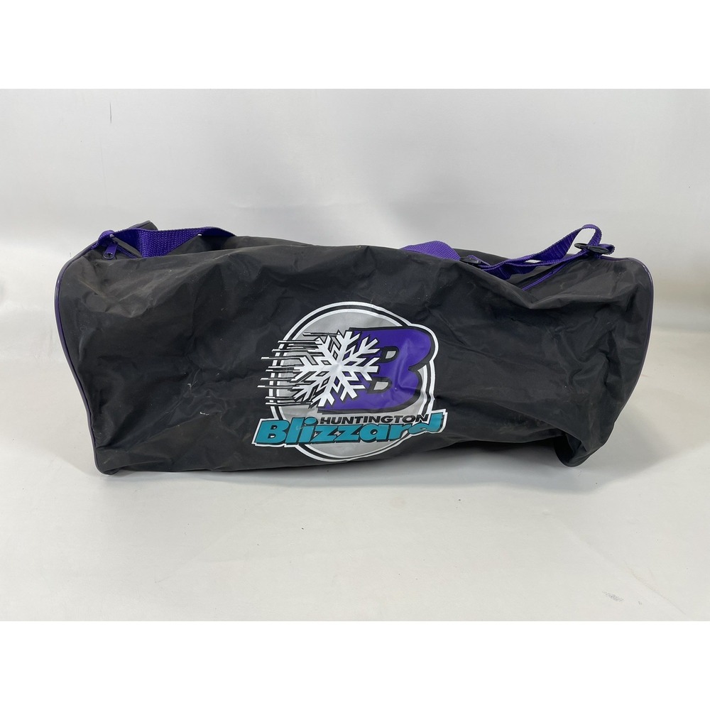 Huntington Blizzard Duffle Bag 90s‎ NHL ECHL Vintage 22"